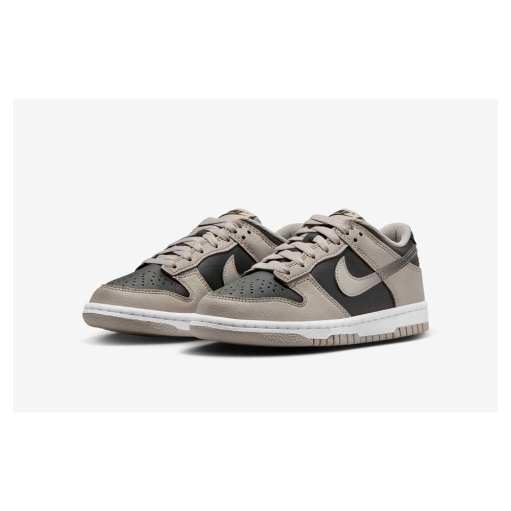 Nike Dunk Low Retro Premium Leather 
W size 6 / 4.5 youth/ NIB/ Grey/ Black/Wht